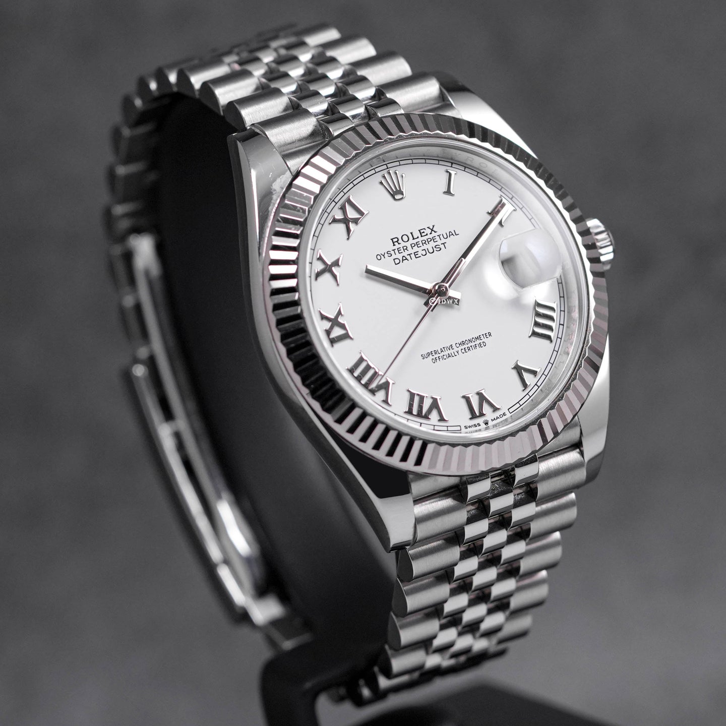 Rolex Datejust White Roman