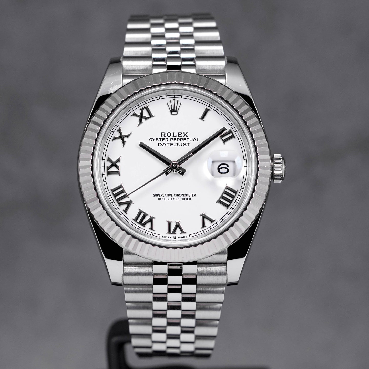 Rolex Datejust White Roman