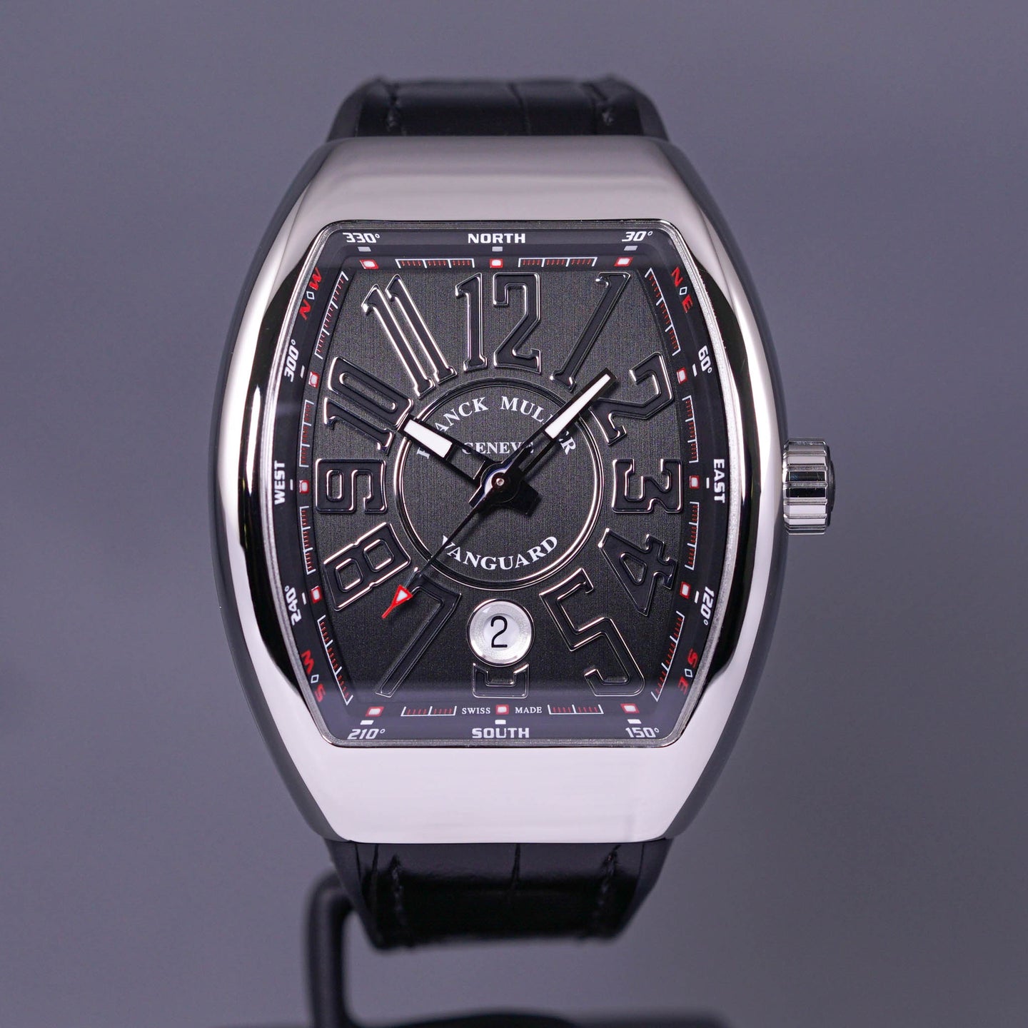 FRANCK MULLER VANGUARD V45 BLACK DIAL