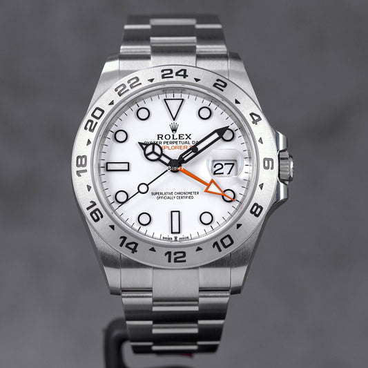 Rolex Explorer-ii 42mm White Dial (2023) – Oneluxe