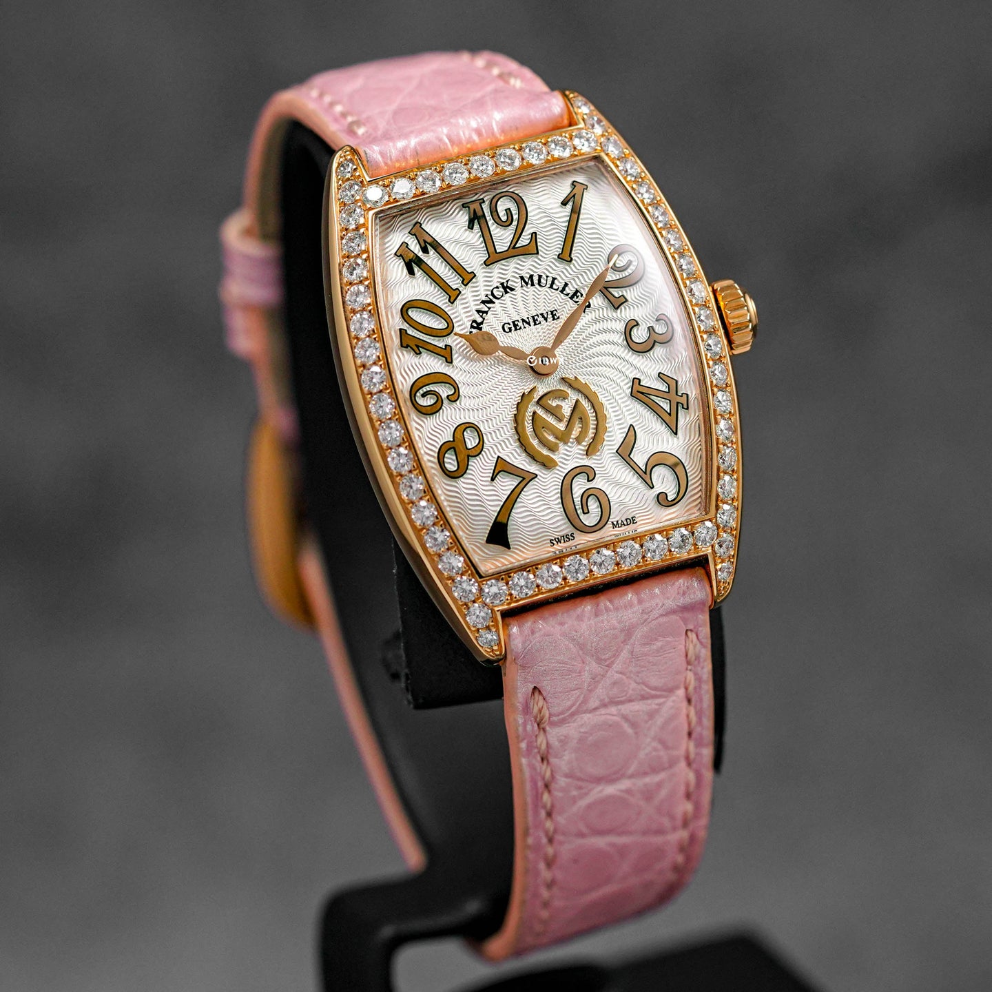 MASTER OF COMPLICATIONS CURVEX RELIEF ROSEGOLD DIAMOND BEZEL 'FM LOGO' DIAL LIMITED EDITION (2021)