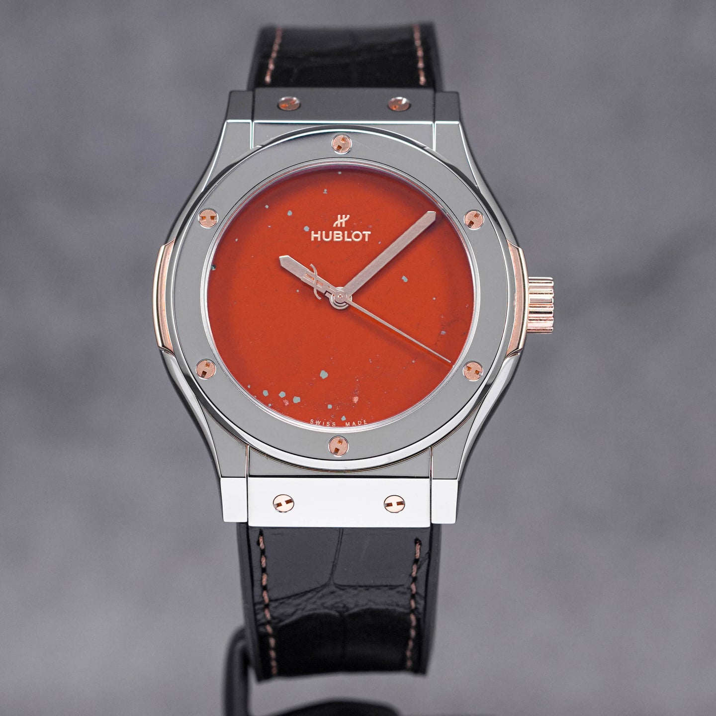 CLASSIC FUSION 42MM TITANIUM ELEMENTS RED JASP (2022)