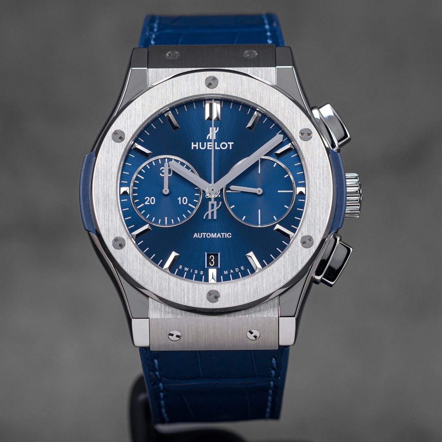 CLASSIC FUSION CHRONOGRAPH 45MM TITANIUM BLUE (2022)