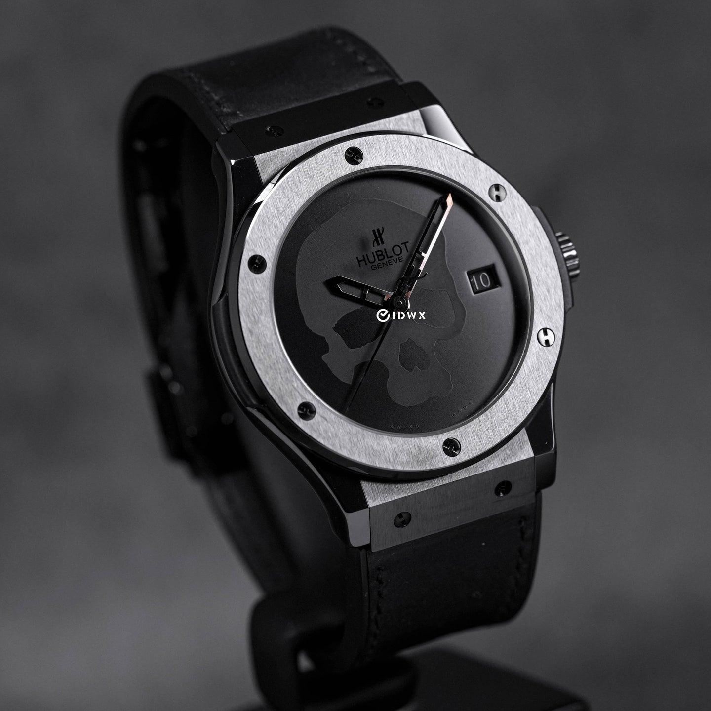 CLASSIC FUSION 45MM BLACK CERAMIC 'SKULL BANG' LIMITED EDITION (UNDATED)