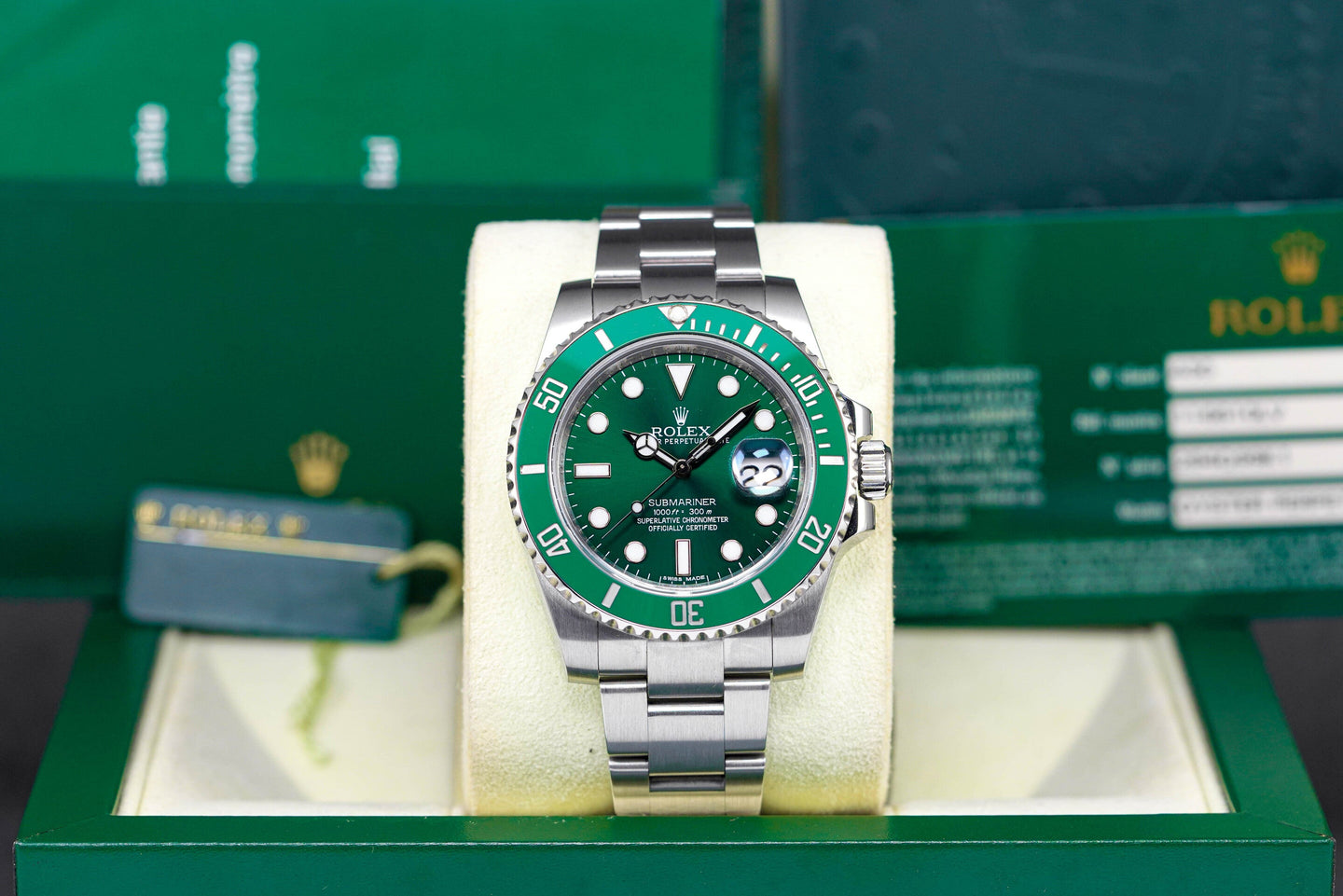 Rolex Sub Date Hulk