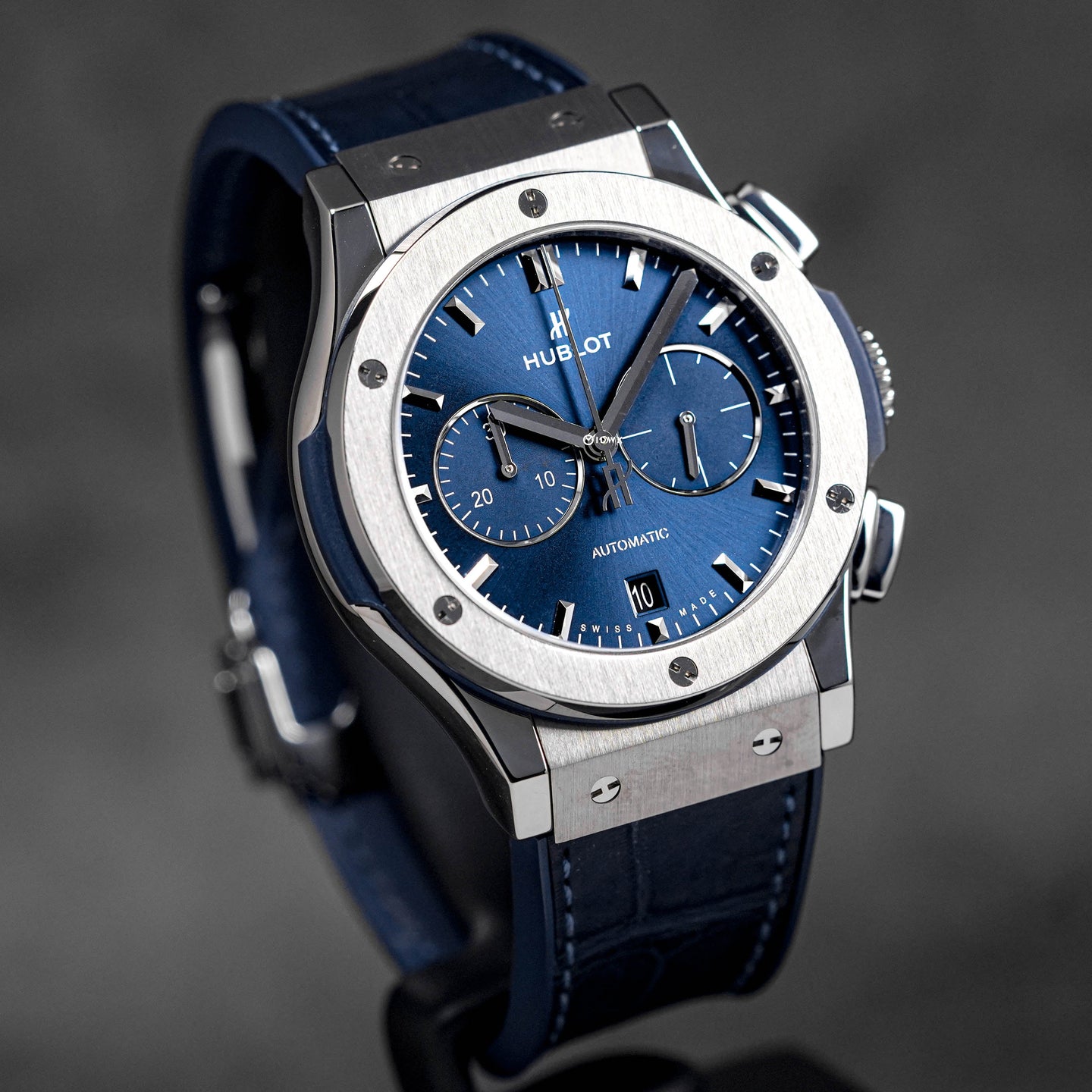 CLASSIC FUSION CHRONOGRAPH 42MM TITANIUM BLUE (2023)