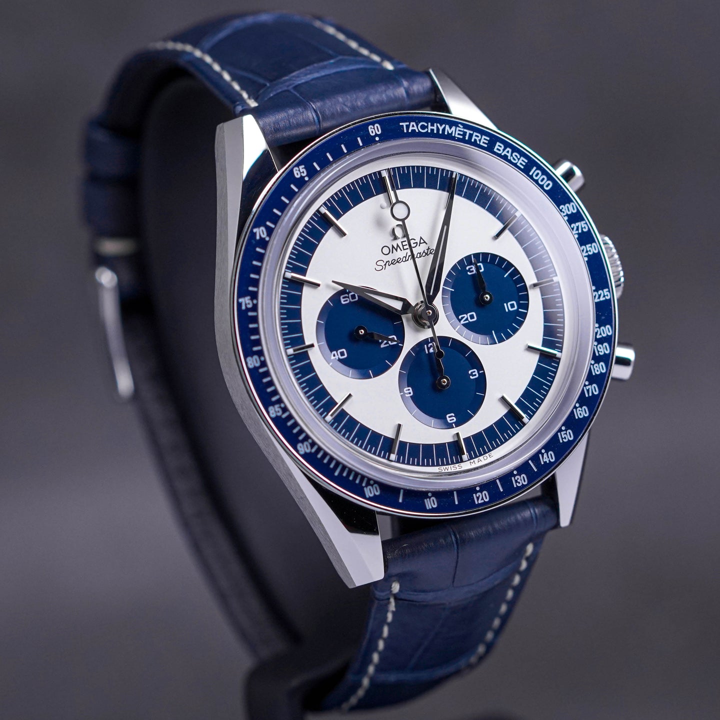 omega speedmaster ck blue