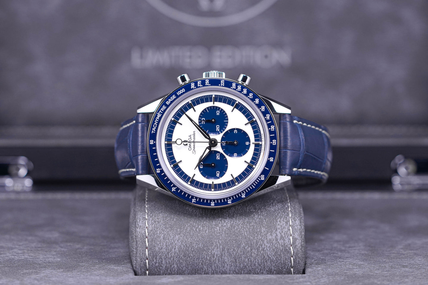 omega speedmaster ck blue