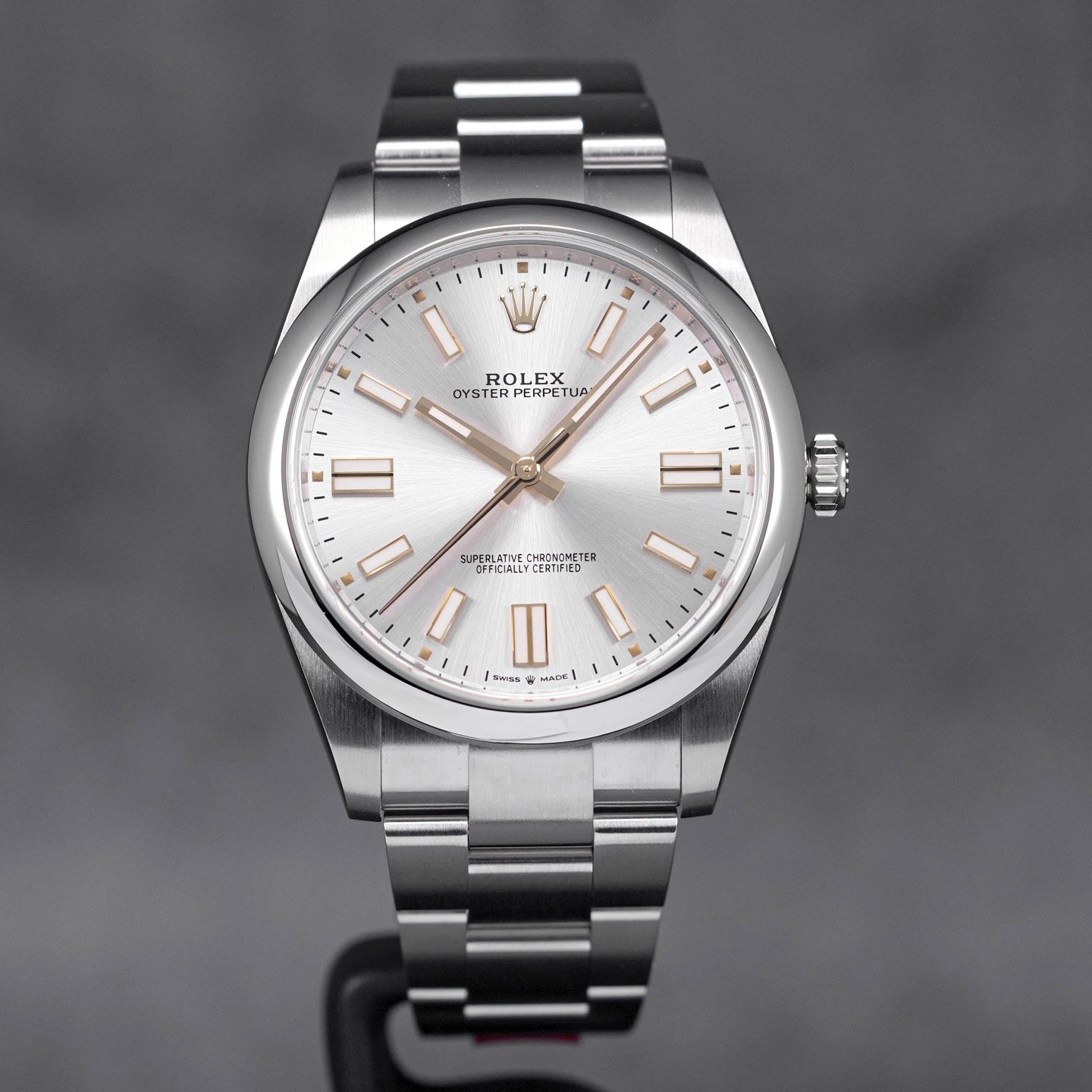 Rolex Oyster Perpetual Silver 124300