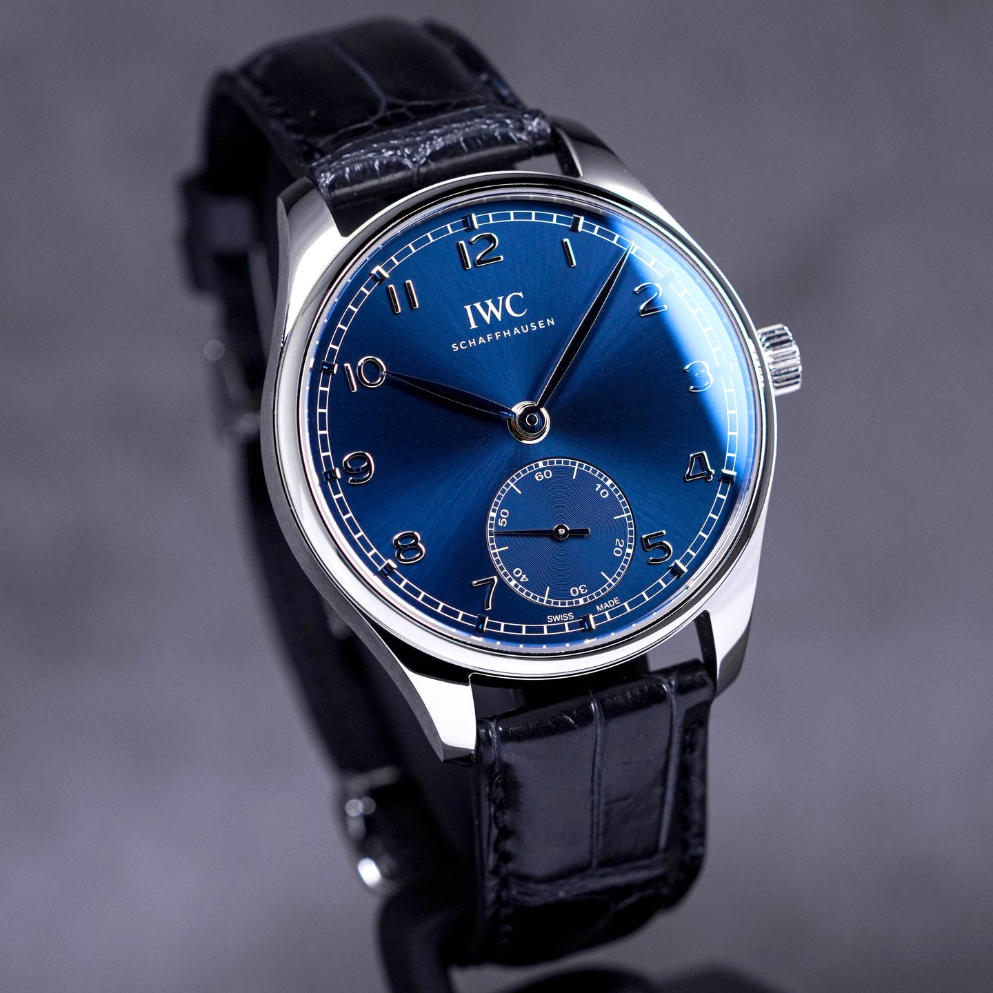 IWC Portuguese Blue