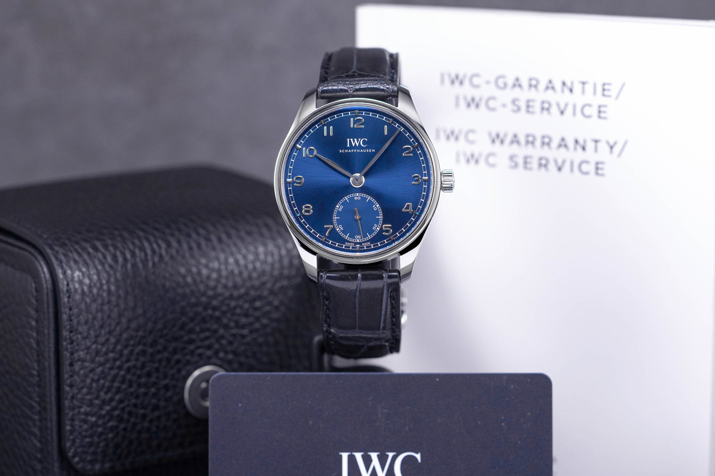 IWC Portuguese Blue