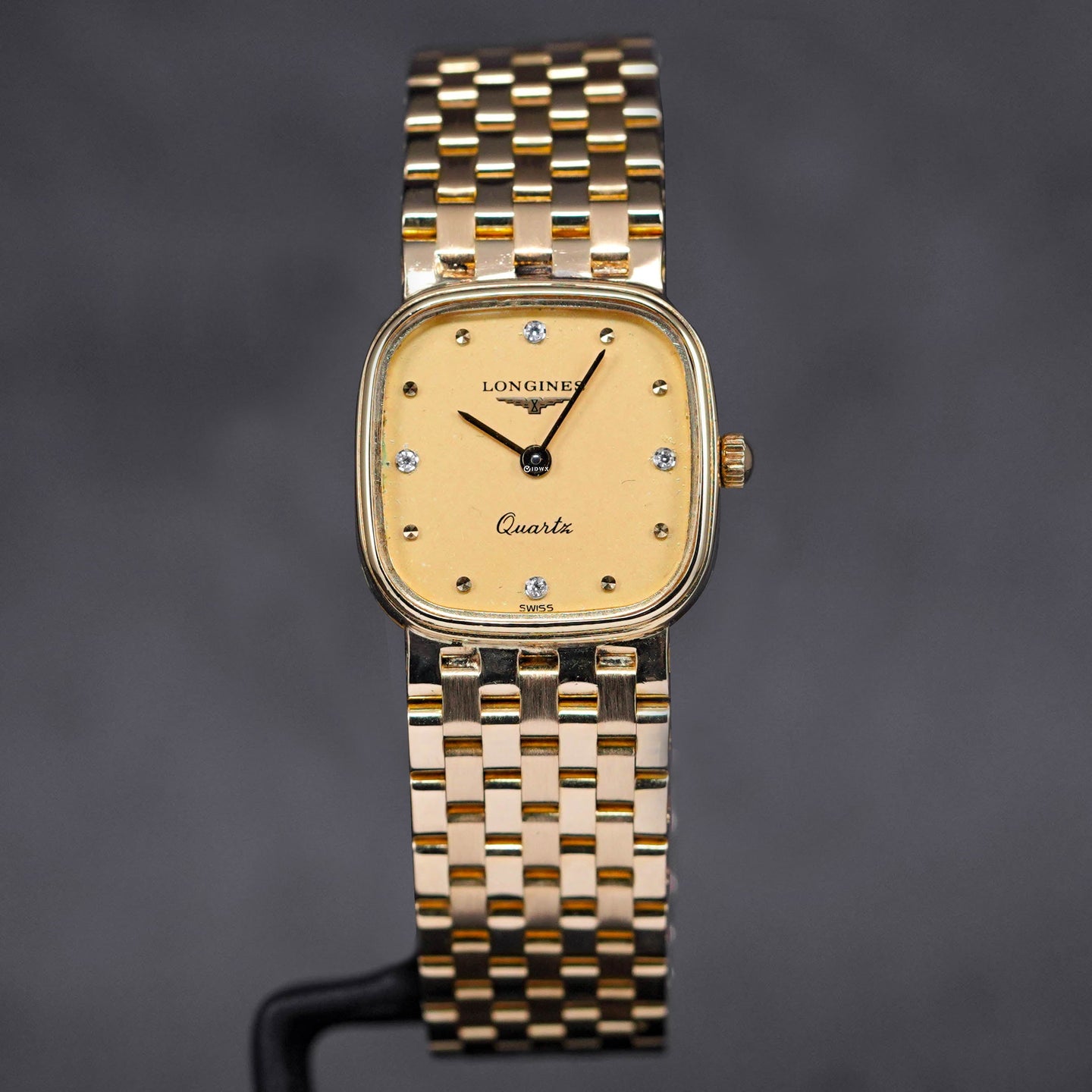 YELLOWGOLD CHAMPAGNE DIAMOND DIAL QUARTZ (WATCH ONLY)