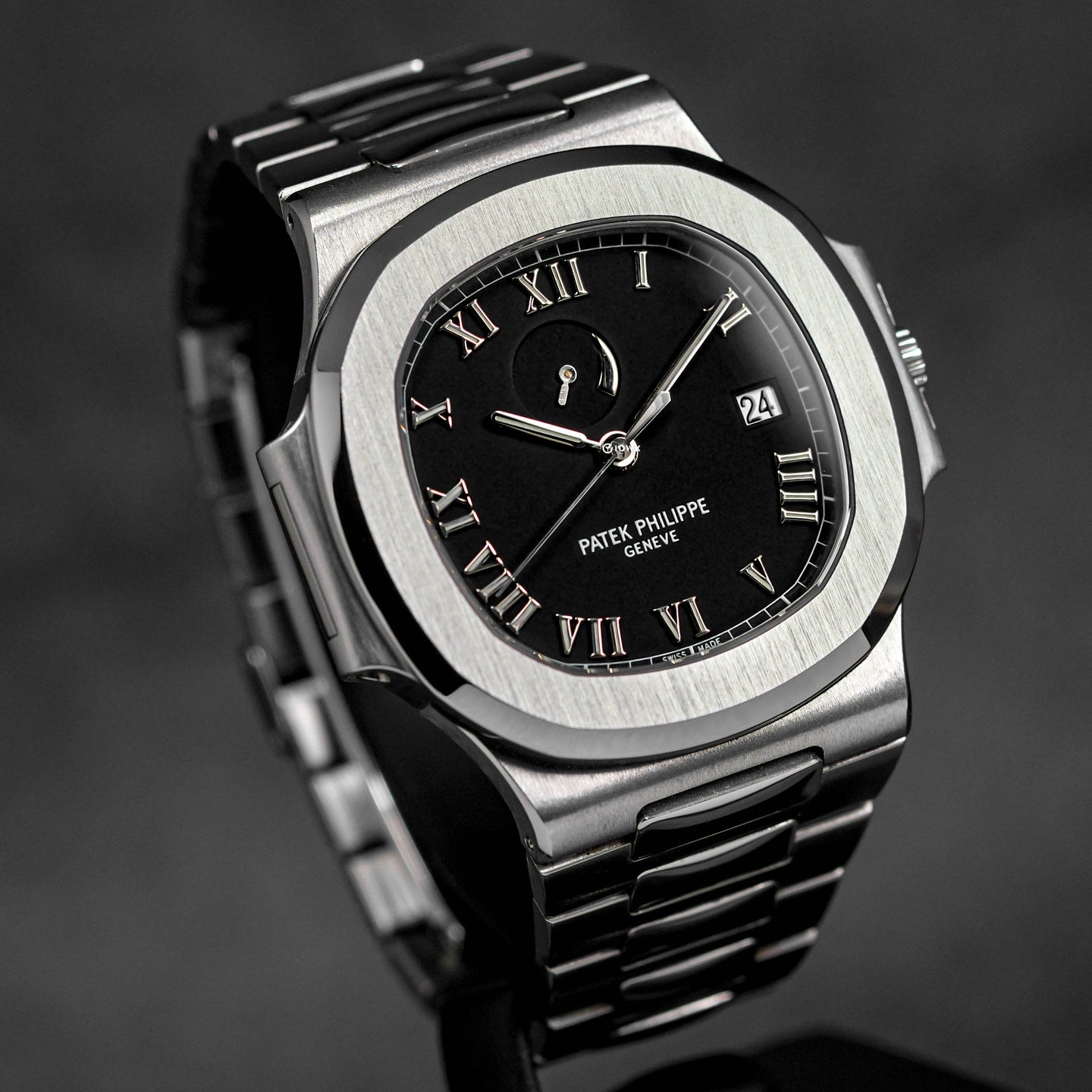 NAUTILUS 3710/1A-001 'COMET' BLACK ROMAN DIAL (UNDATED)