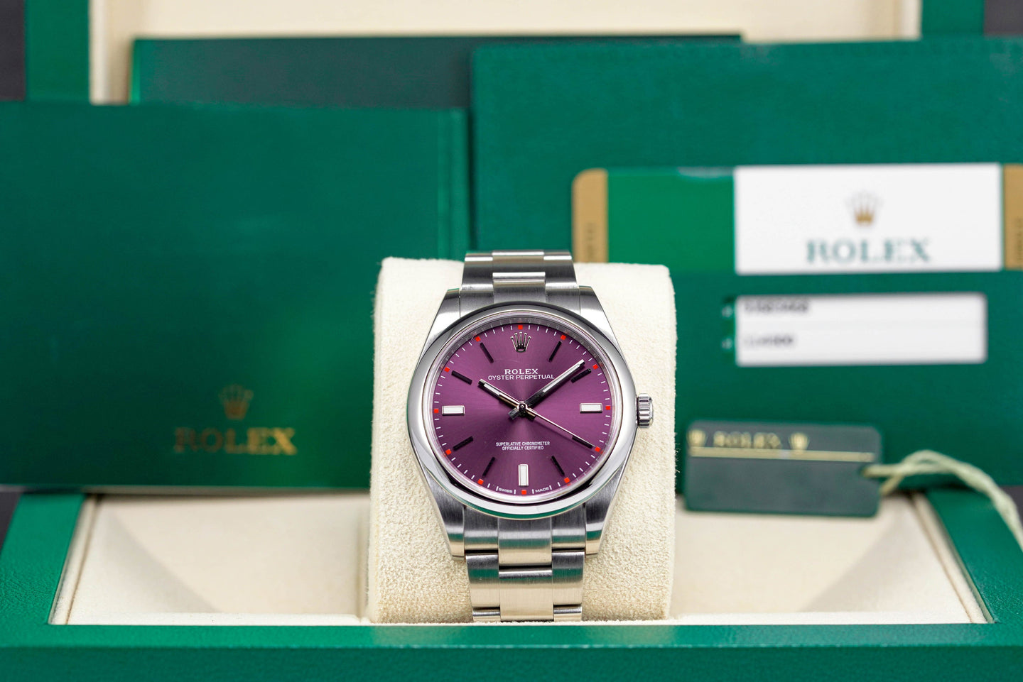 Rolex Osyter Perpetual Purple 39mm