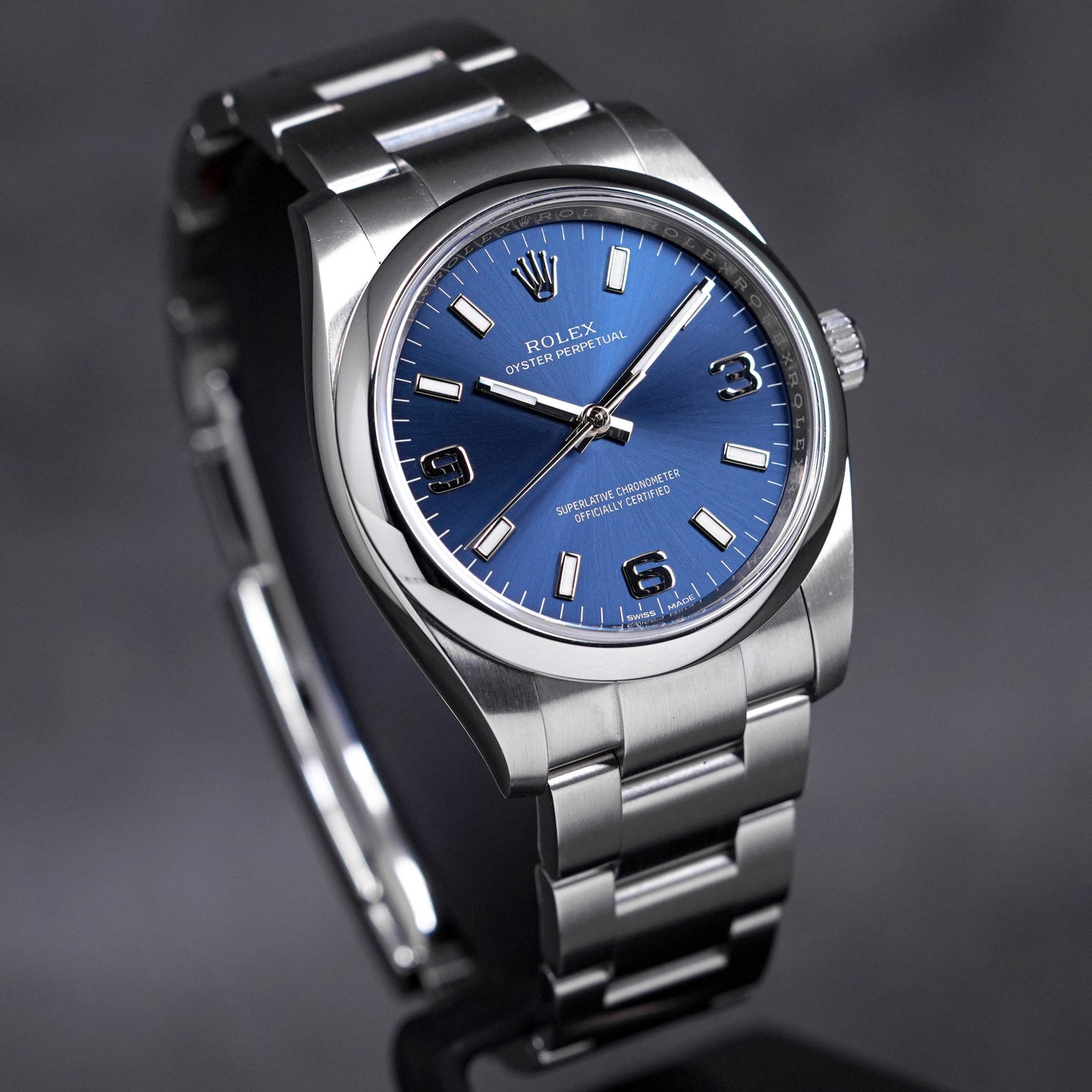 Rolex Oyster Perpetual Blue 114200