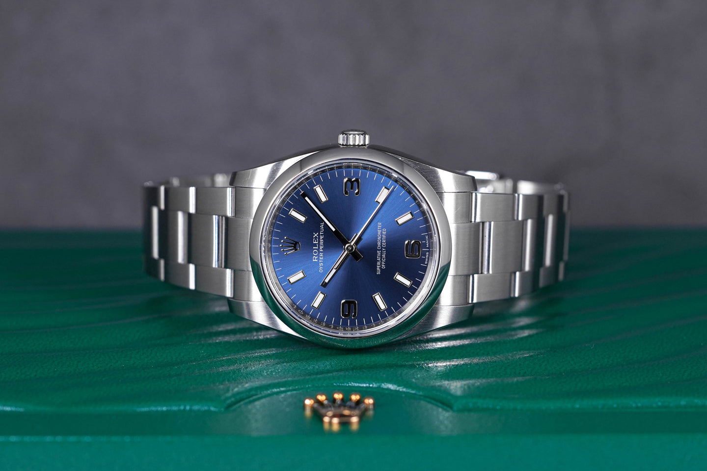 Rolex Oyster Perpetual Blue 114200