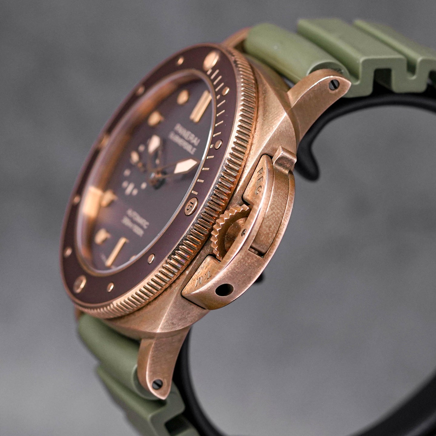 LUMINOR SUBMERSIBLE 3 DAYS BRONZO BROWN DIAL PAM 968 (2019)