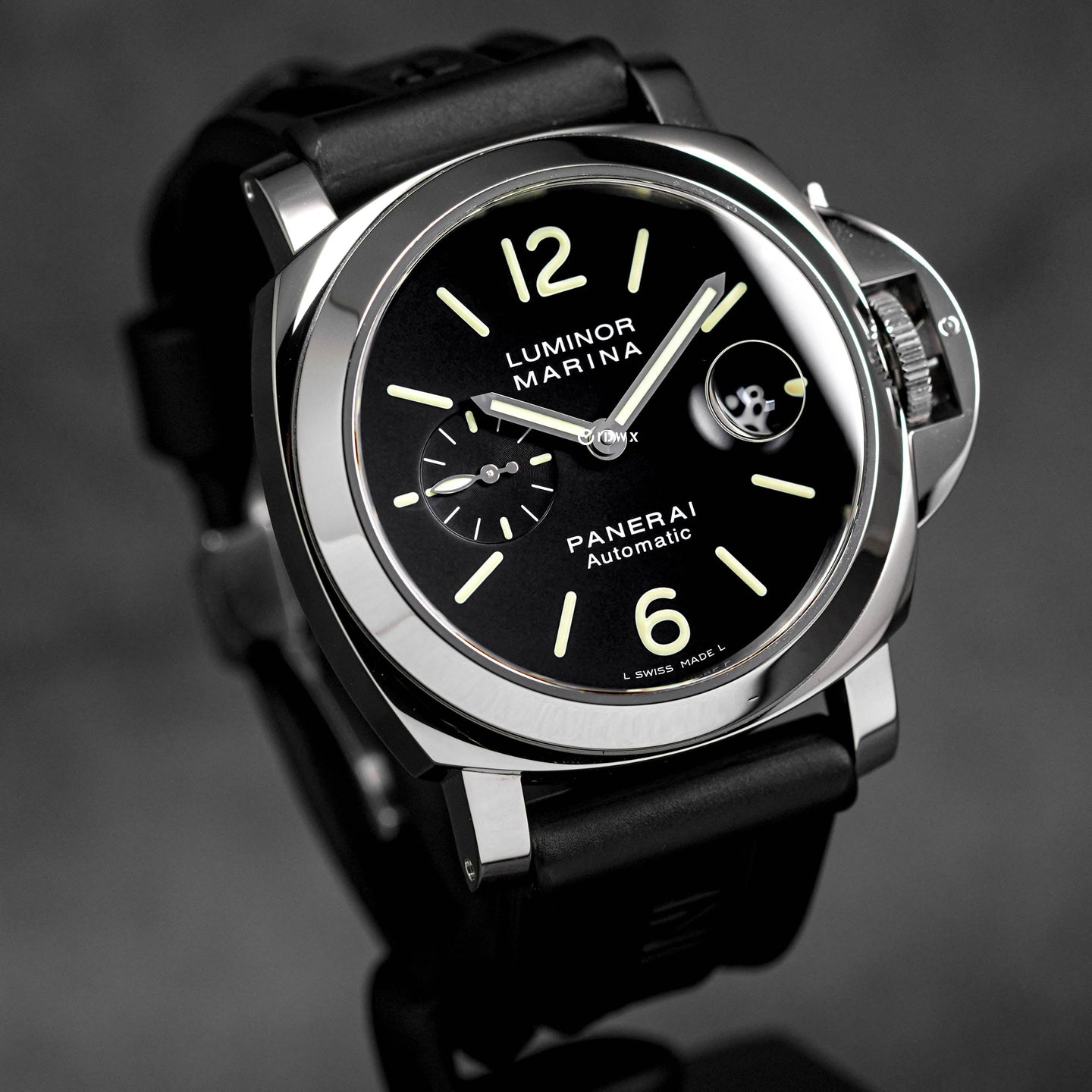 LUMINOR MARINA 44MM STEEL BLACK DIAL PAM 104 (2016)