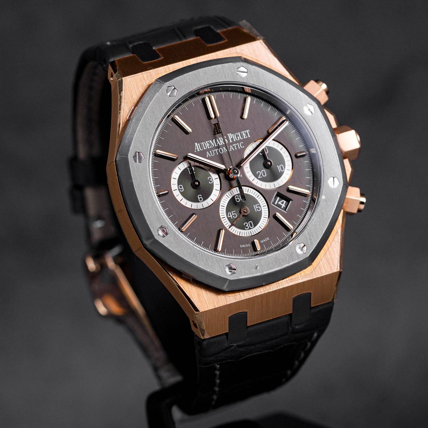 ROYAL OAK CHRONOGRAPH 41MM 'LEO MESSI' ROSEGOLD TANTALUM BEZEL LIMITED EDITION (WATCH ONLY)