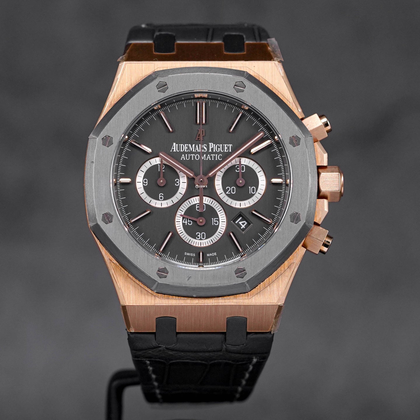 ROYAL OAK CHRONOGRAPH 41MM 'LEO MESSI' ROSEGOLD TANTALUM BEZEL LIMITED EDITION (WATCH ONLY)