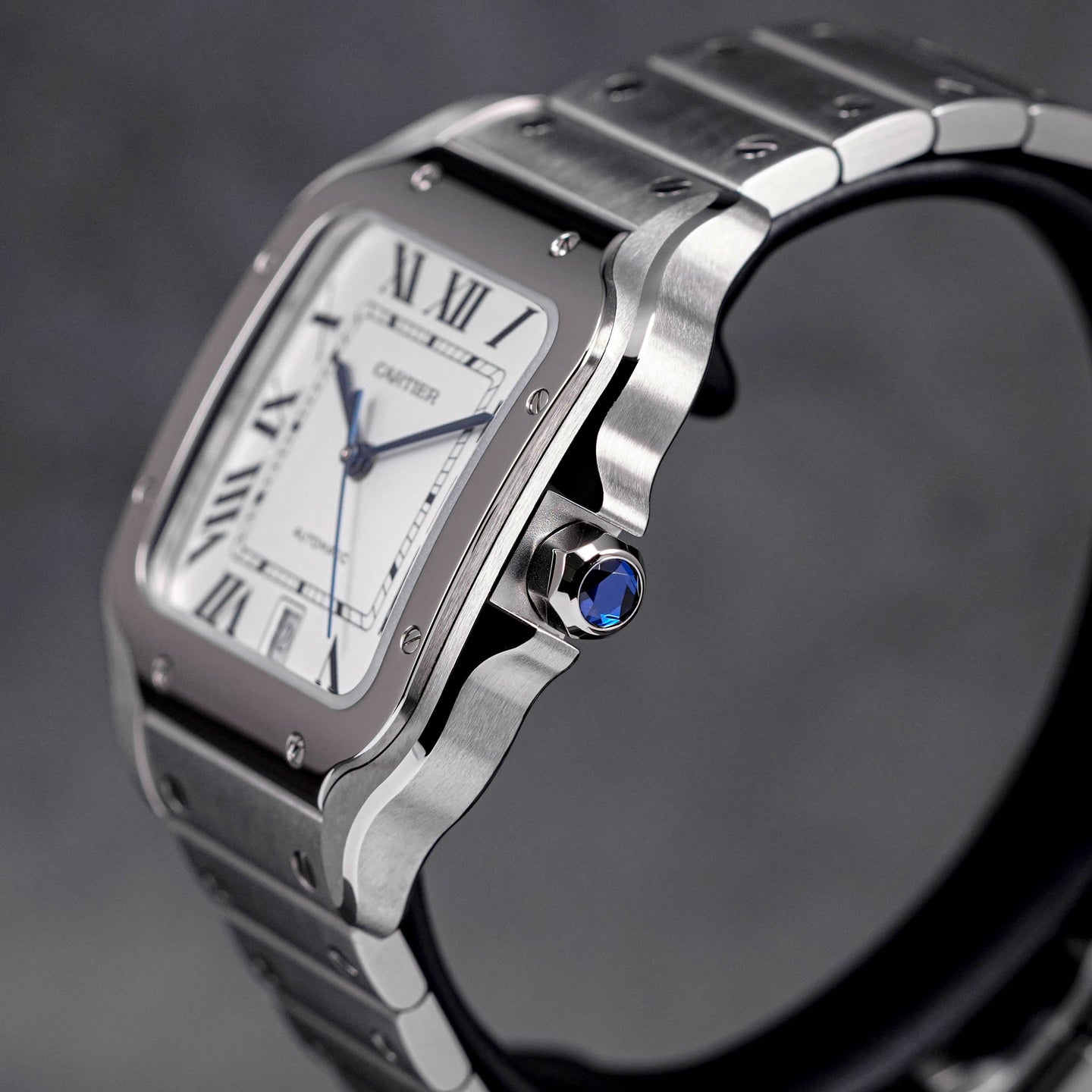 SANTOS DE CARTIER LARGE WHITE DIAL (2022)