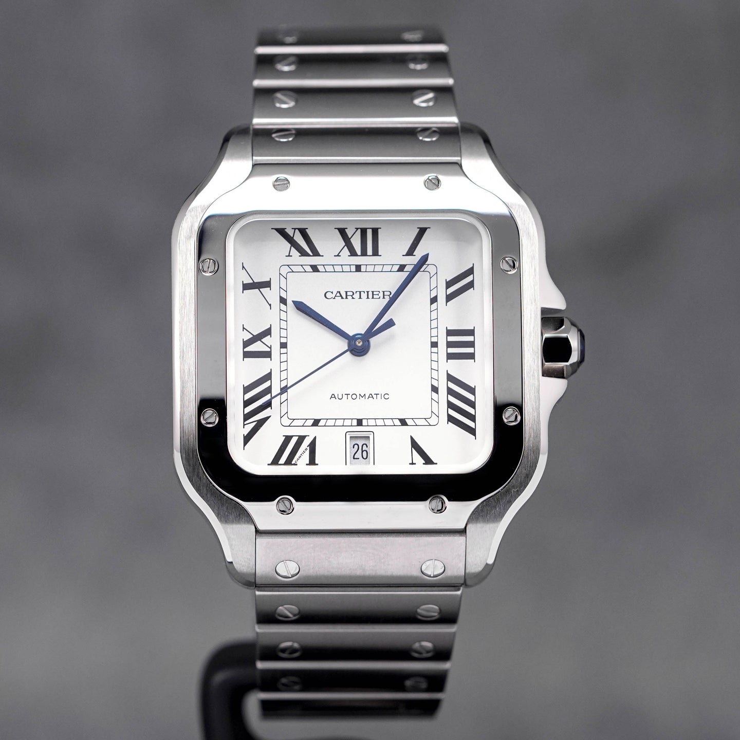 SANTOS DE CARTIER LARGE WHITE DIAL (2022)