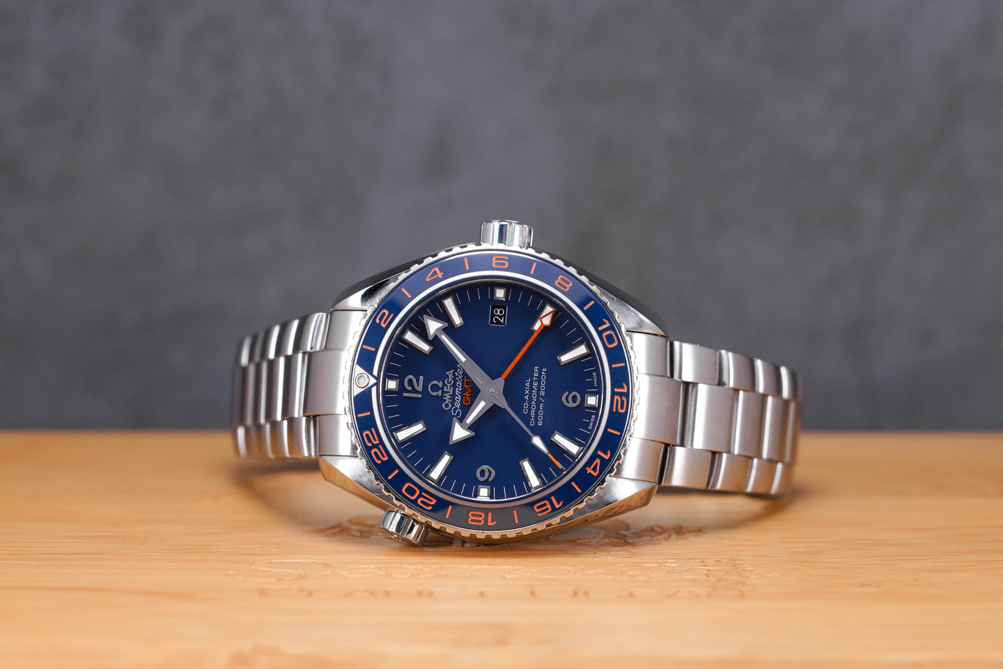 OMEGA SEAMASTER PLANET OCEAN GMT BLUE DIAL