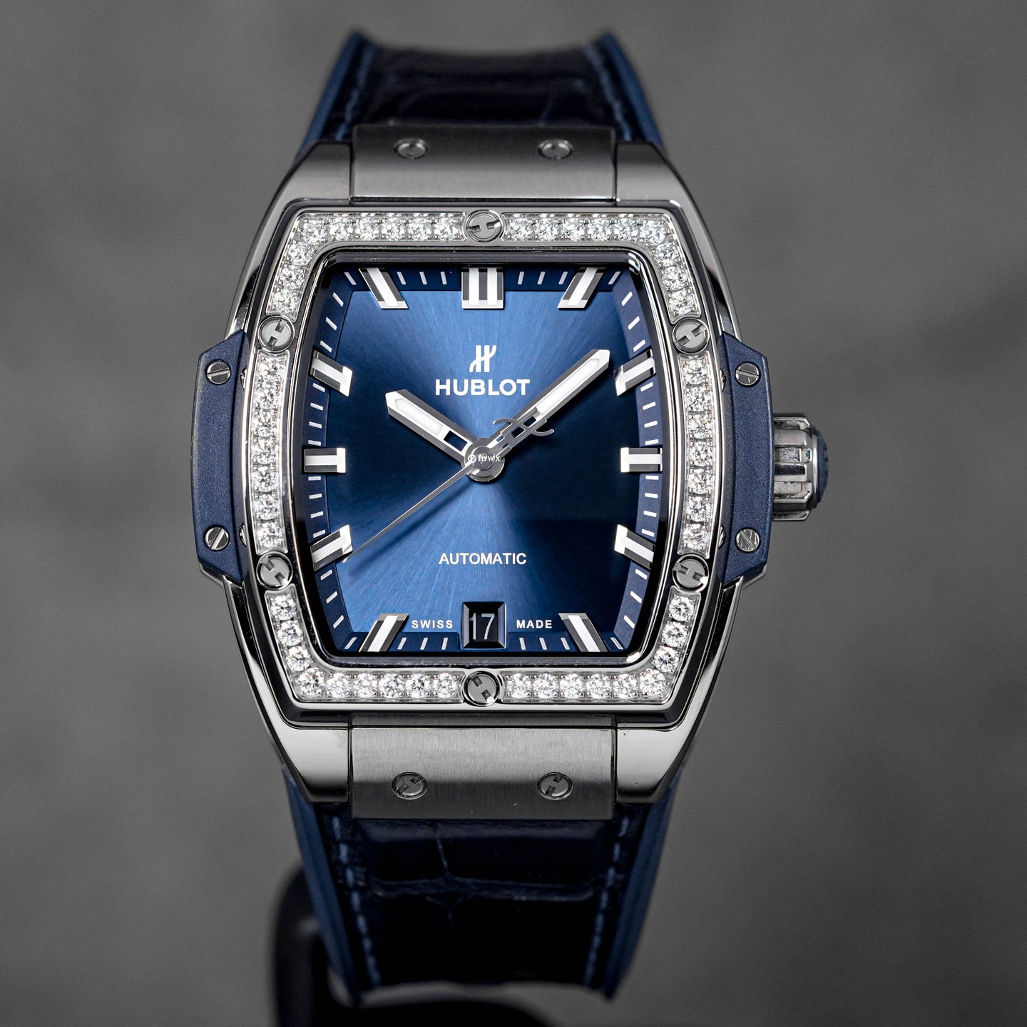 SPIRIT OF BIG BANG 39MM TITANIUM BLUE DIAMOND BEZEL (2021)